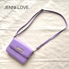 ジェニーラブ　バック　ショルダー　ポシェット　紫　パープル