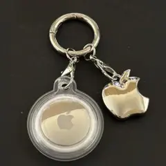 りんご　Airtag　アップル　エアタグ　ケース　チェーン　ストラップ