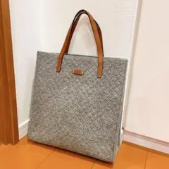 美品⚑GUCCI グッチ トートバッグ ディアマンテ グレー