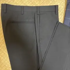 TAKAQ タカキュー ビジネス 夏用　スラックス　ブラック シャドー チェック