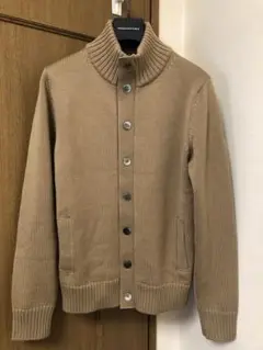 Maker's Shirt鎌倉　7Gスタンドカラーカーディガン　ベージュ48