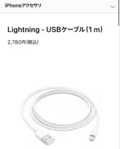 Lightning - USBケーブル (1 m)