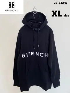 22AW【新品】GIVENCHY 4G刺繍 ロゴ パーカー スウェット XL