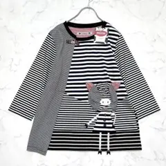 【新品タグ付き】 アルベロベロ オレボレブラ カットソー 七分袖 ボーダー