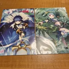 マギレコ マギアレコード まどマギ 七海やちよ　ウワサの鶴乃　ポストカード