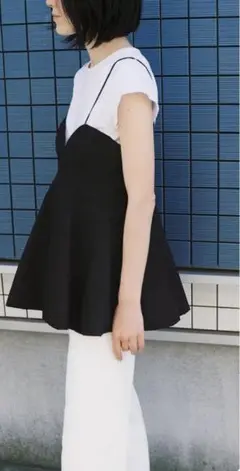 ZARA TOPぺプラム　ZW COLLECTLOE トップぺプラム