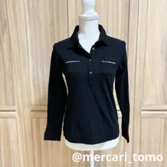【美品】BURBERRY GOLF 長袖ストレッチコットンシャツ Ｌ