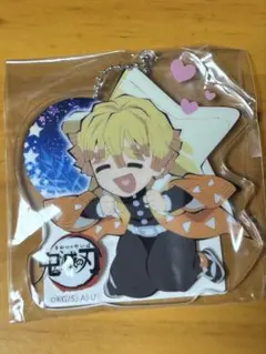 鬼滅の刃　ufotable Cafe アクリルストラップ　善逸