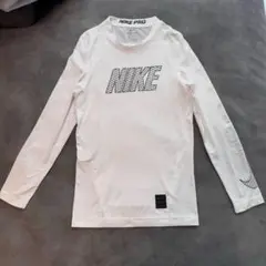 NIKE ドライフィット　PRO ホワイト ラッシュガード　防寒着　インナー