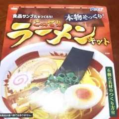 食品サンプルをつくろう！　こってりラーメンキット