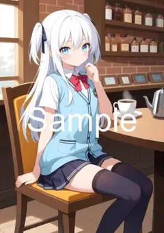 A4サイズアートポスター 1点もの 美女ポスター最高品質 D-E-１６