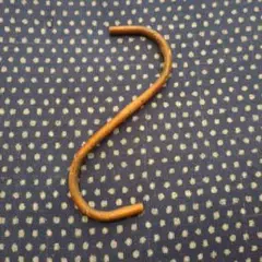 S字フック　木製