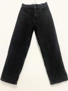 【美品】UNIQLO ワイドフィットチノ　ブラック