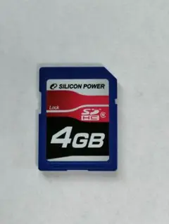 SDカード 4GB SILICON POWER メモリーカード SDHC