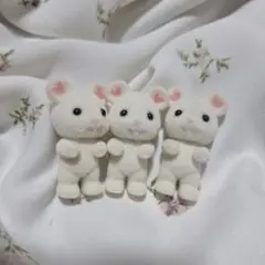 シルバニアファミリー マシュマロネズミのミツコちゃん 3体セット