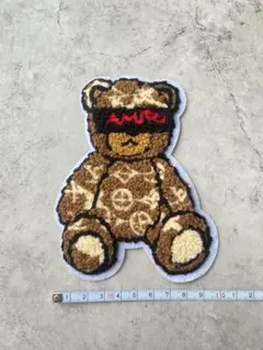 ワッペン☆くま　クマ　ベアー　アップリケ　リメイク　入学準備