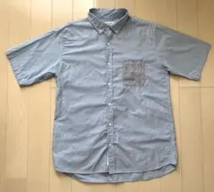 GLOBAL WORK 半袖シャツ XLARGE メンズ ボタンダウン