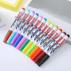 ホワイトボードマーカー 12色セット 安い 消せるマーカーペン