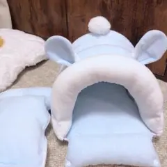 ハンドメイド手作り モルモット チンチラ ハリネズミ 小動物 ハウス 寝袋 部屋