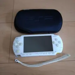 PSP-1000ホワイト 本体 1GBメモリースティック付バッテリー無ジャンク品