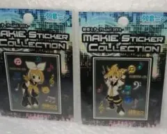 Project DIVA　鏡音リン　鏡音レン 蒔絵シール　セット①