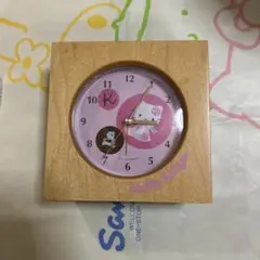 キティ　バラ　目覚まし時計　サンリオ