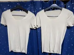 グンゼ SEEK 半袖 シャツ tシャツ ベージュ 2枚