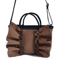 美品‼️ラプチャー　ネイプルズラッフルミニ2wayクロスボディ　ドットミックス