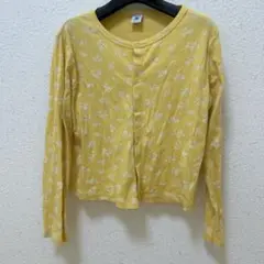 プチバトー　花柄カーディガン 128cm