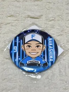 日本ハムファイターズ　缶バッジ #9 中島卓也