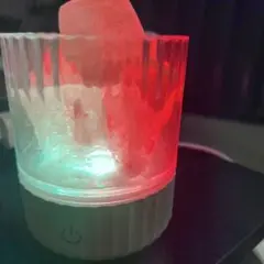 モダンなヒマラヤ岩塩LEDナイトライト1個