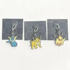 【新品未使用】ポケモン全国ずかんメタルチャーム 134、135、136