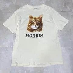 80's MORRIS THE CAT ネコ tシャツ　Hanes XL