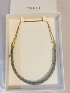 TRART トラート　水引ネックレス グレー