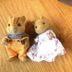 シルバニアファミリー　リス　2体セット