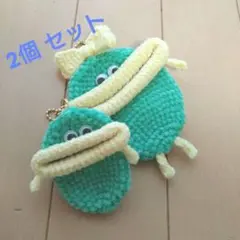 パクパクモンスター　リトルモンスター　キーケース＆小物入れ　みどりたまごさん