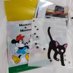 クリアファイル　セット　ジジ　ミッキー　ノベルティ