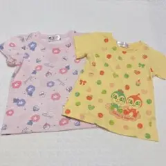 セット売り アンパンマン 半袖Tシャツ 90.100cm