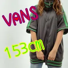 バンズ 半袖トラックトップ 90s 刺繍 ワンポイント グレー XL
