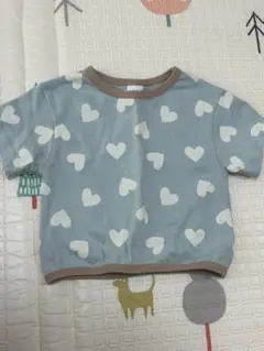 ハート柄半袖Tシャツ　70サイズ バースデー