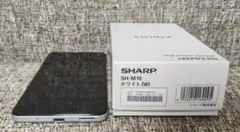 SHARP SH-M16 ホワイト 美品・充電器付き