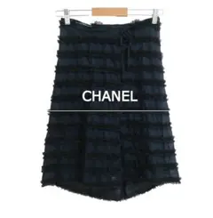 CHANEL ロングスカート CHANEL◇ロングスカート/36/ポリエステル/NVY/P49307