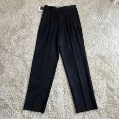新品未使用！デサント★黒　W32◎ツータックチノパンツ★