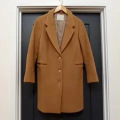 訳あり プラージュ チェスターコート キャメル