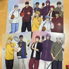 黒子のバスケ　ROUND1 限定　クリアファイル　コンプ