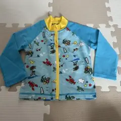 90cm 水着 ラッシュガード カニ柄