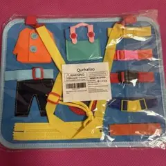 【新品】バックル脱着練習・ファスナー練習/おもちゃ
