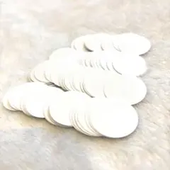 クラフトパンチ サークル 丸 2.5cm 100枚 白 ハンドメイド