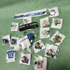 D 北海道日本ハムファイターズ グッズセット ピンバッジなど18点