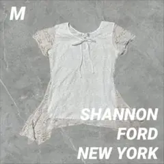 SHANNON FORD NEW YORK 半袖　チュニック ホワイト　レース